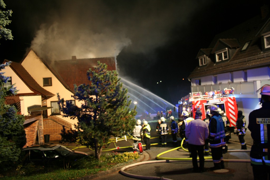 Wohnhausbrand Grub am Forst (1)