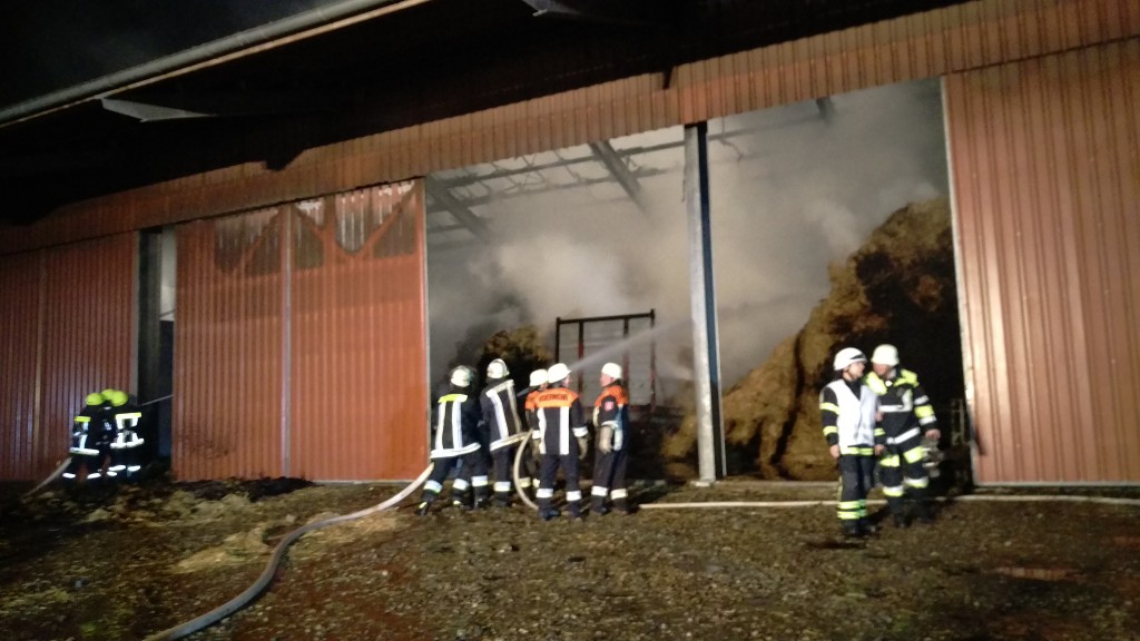 Brand einer Maschinenhalle Herbartsdorf (1)