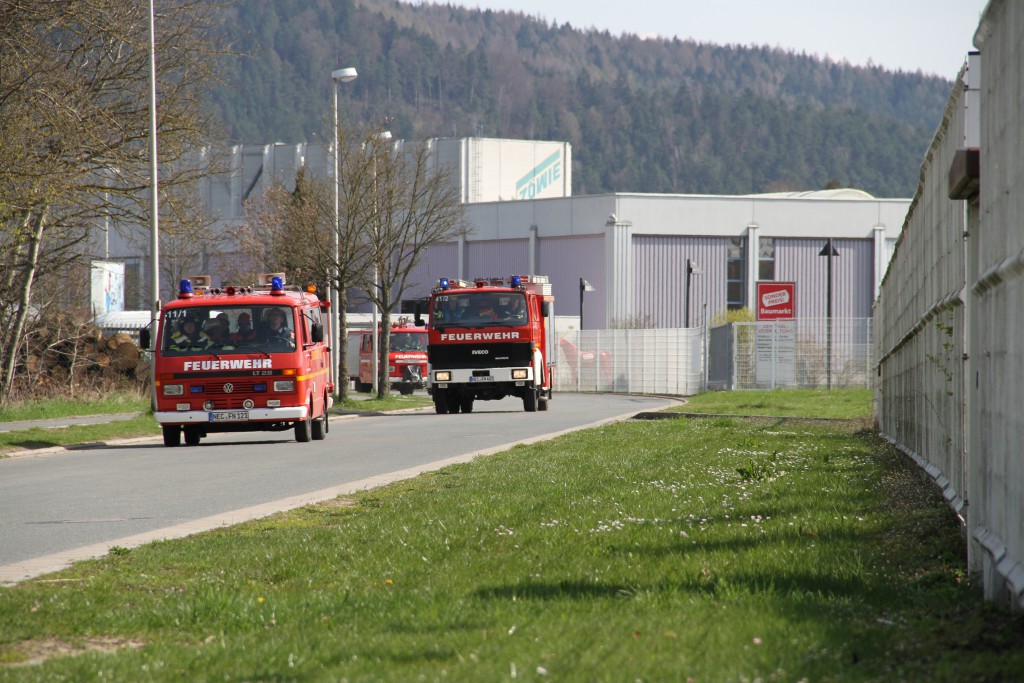 BF Wochenende Alarm über Brandmeldeanlage