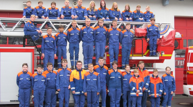 Gruppenbild Teilnehmer Wissenstest 2014