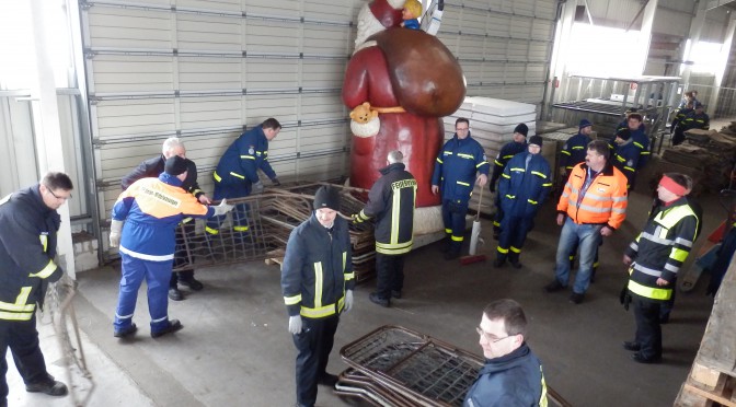 Umlagerung von Feldbetten am 14.02.15