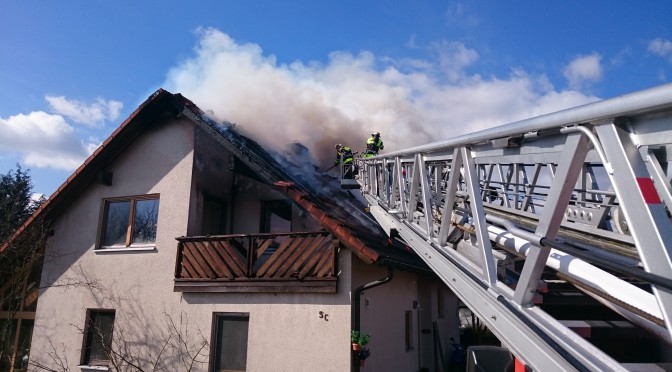 Dachstuhlbrand Ketschenbach