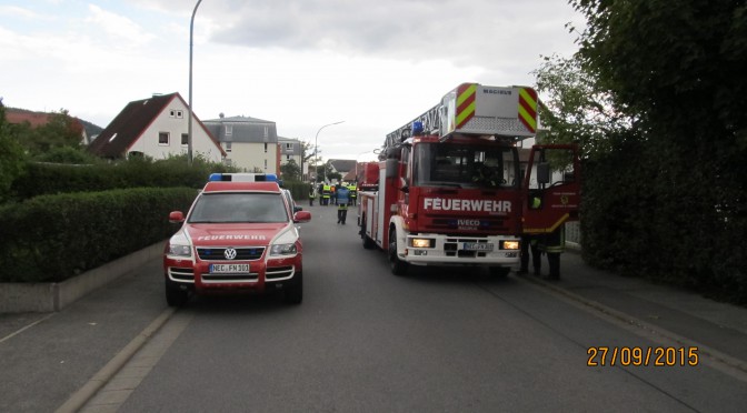 Küchenbrand am 27.09.15