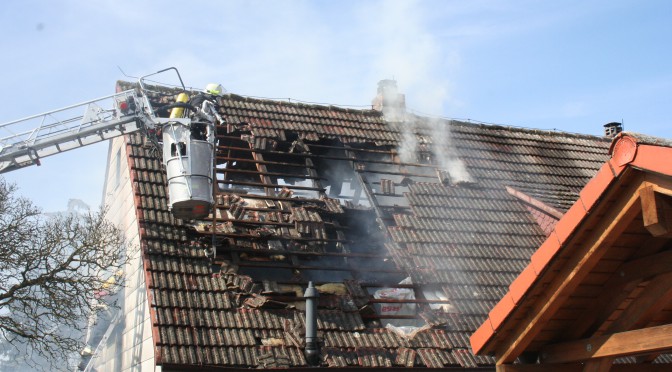 Einsatz der UG – ÖEL Wohnhausbrand am 14.03.2016