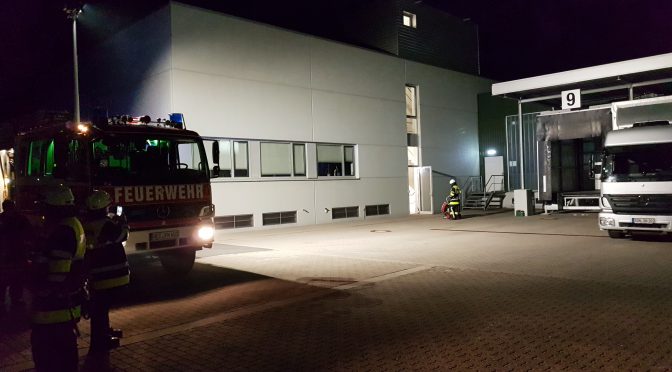 Alarm über Brandmeldeanlage am 13.03.17