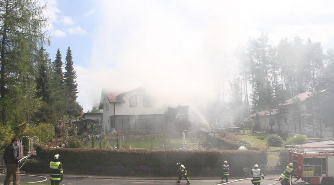 Dachstuhlbrand am 30.04.17