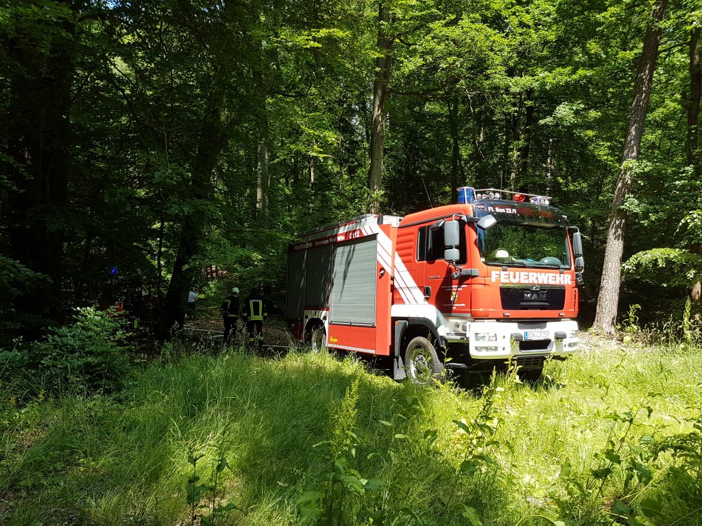 Waldbrand am Muppberg 18.06.17