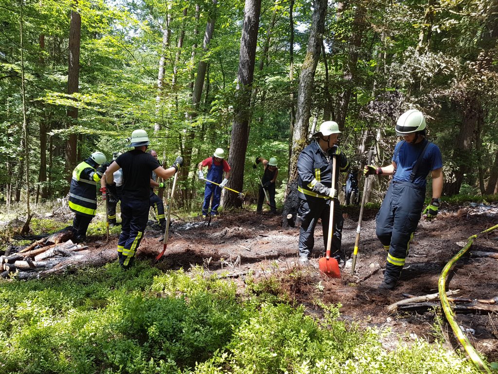 Waldbrand am Muppberg 18.06.17