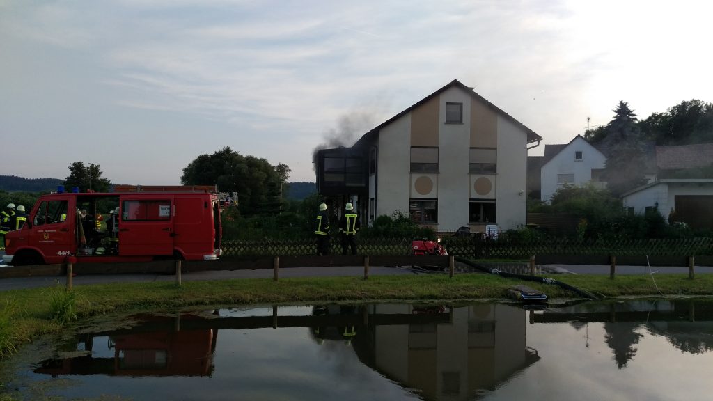 Brand Wohnhaus Haarbrücken