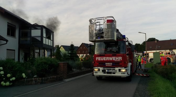 Brand Wohnhaus Haarbrücken