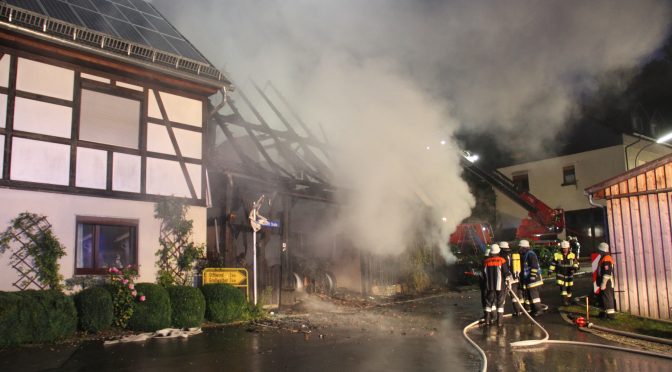 Brand Scheune Oettingshausen 31.08.17