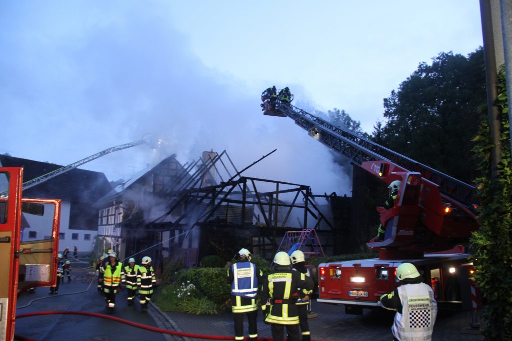 Brand Scheune Oettingshausen 31.08.17