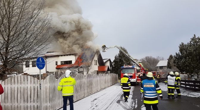 Wohnhausbrand Rödental Einberg