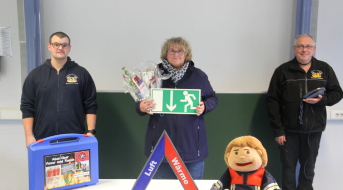 Verabschiedung von Kerstin Hutterer als Brandschutzerzieherin